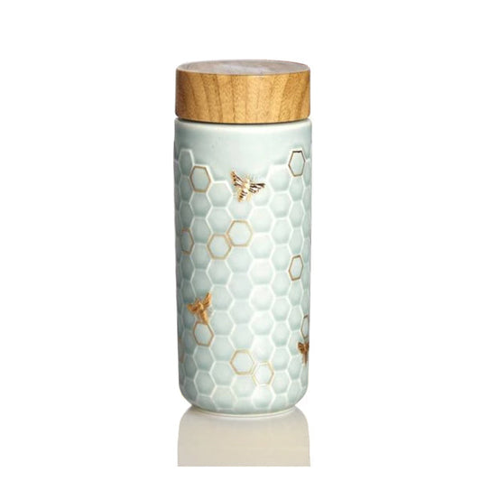 Honey Bee Ceramic Travel Mug