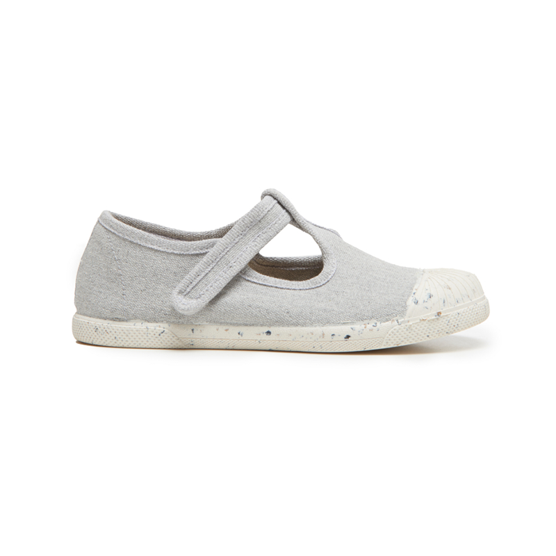 ECO-friendly T-band Sneakers in Gray