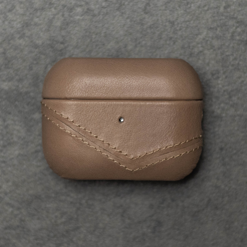 Leather AirPods Cases - Dune