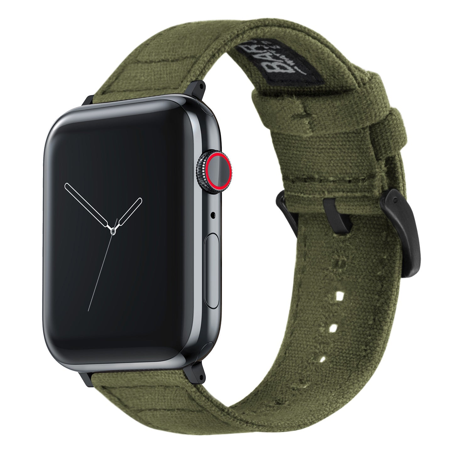 Canvas Army Green iWatch Band