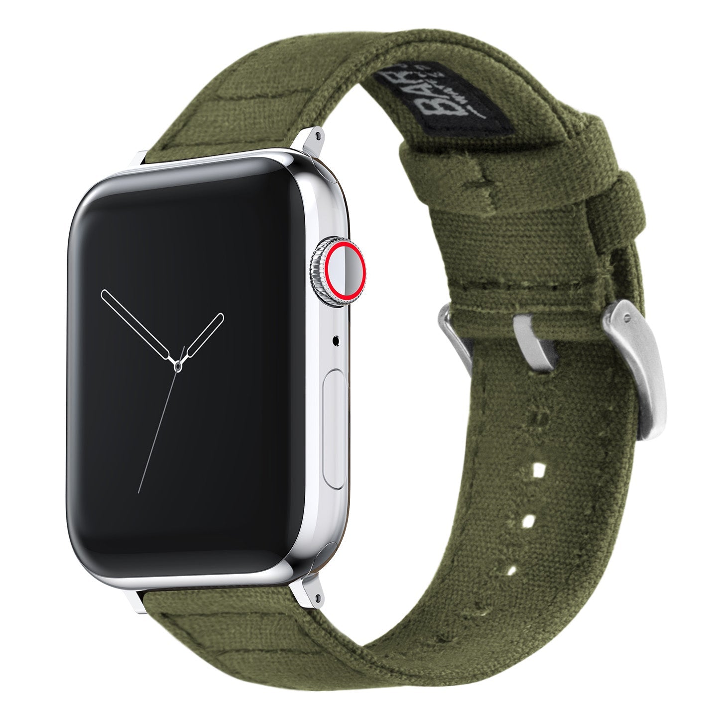 Canvas Army Green iWatch Band