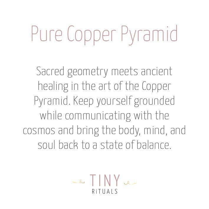 Copper Healing Pyramid