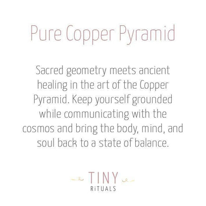 Copper Healing Pyramid