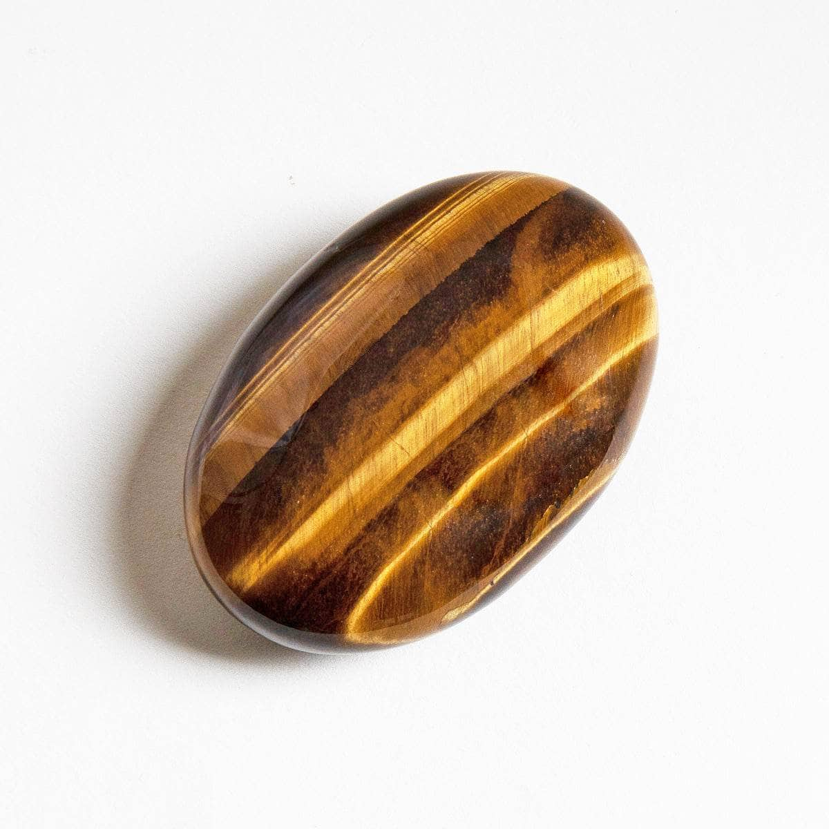 Tiger Eye Palm Stone