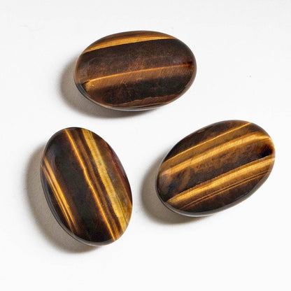 Tiger Eye Palm Stone