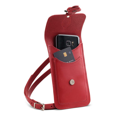 Handmade Leather Mobile Phone Pouch