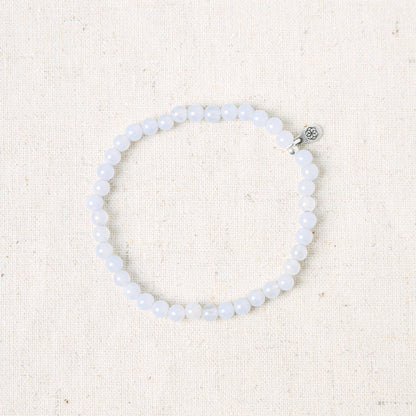 Blue Lace Agate Energy Bracelet by Tiny Rituals