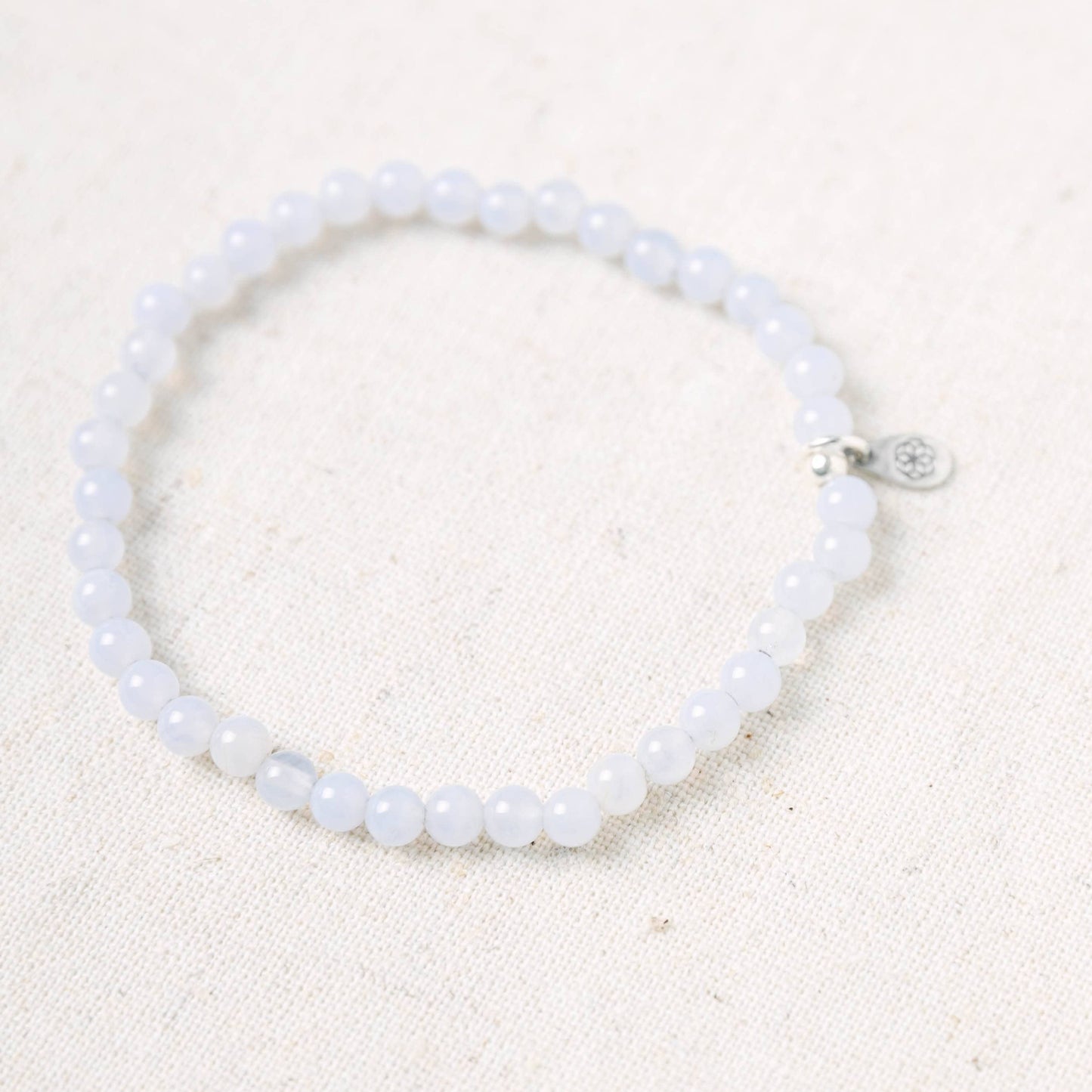 Blue Lace Agate Energy Bracelet by Tiny Rituals