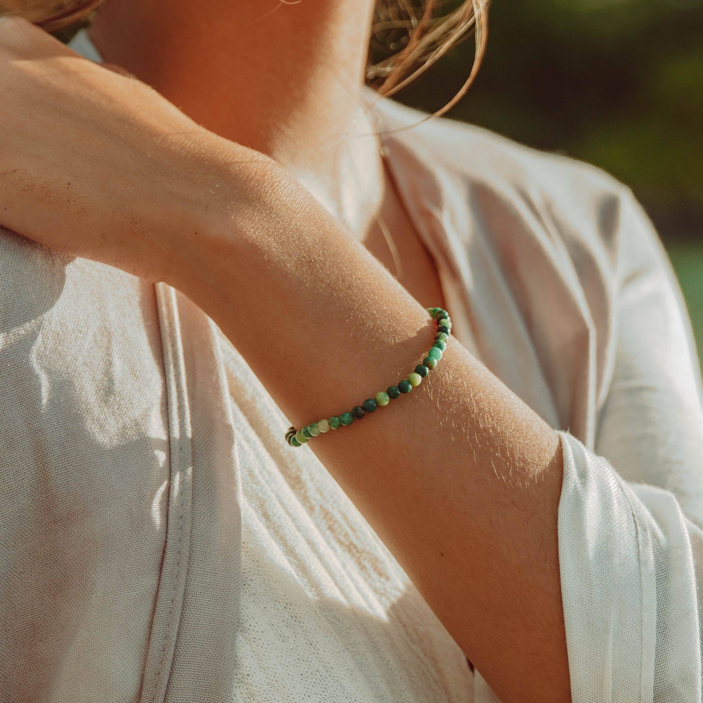 African Jade Energy Bracelet by Tiny Rituals