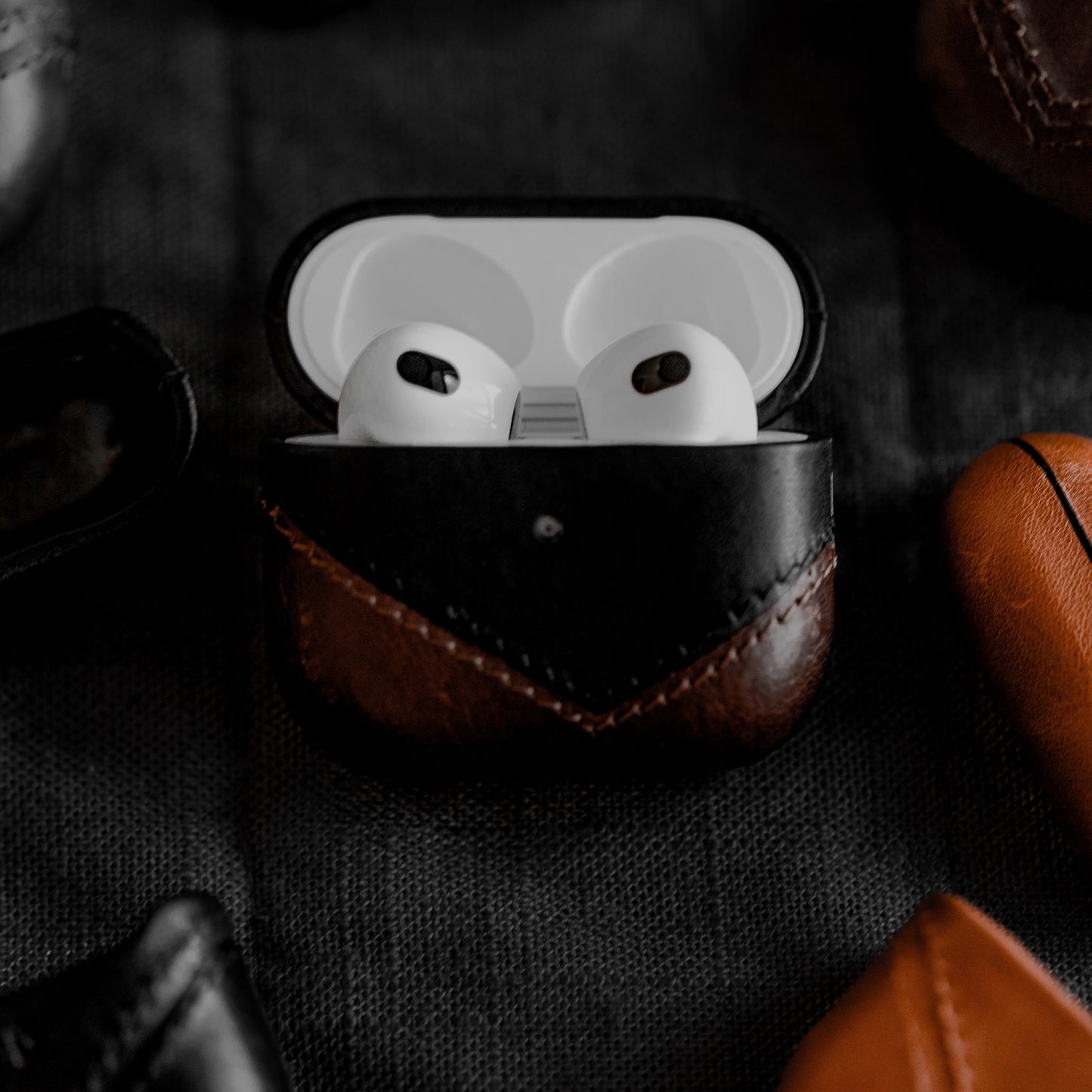 Leather AirPods Cases - Terra