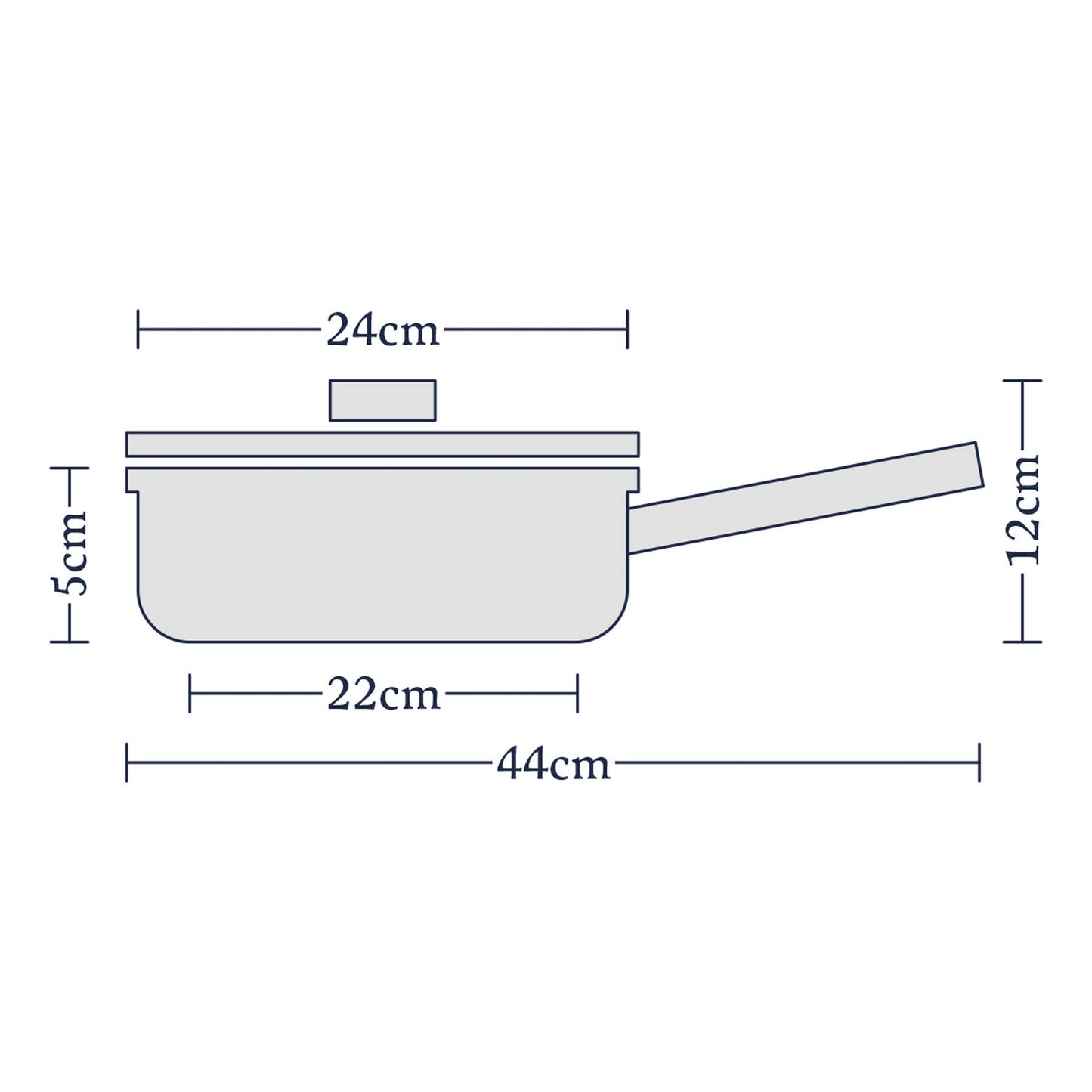 Stellar 1000, 24cm Sauté Pan