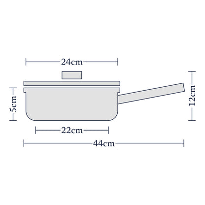 Stellar 1000, 24cm Sauté Pan