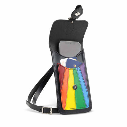 Handmade Leather Mobile Phone Pouch - Pride