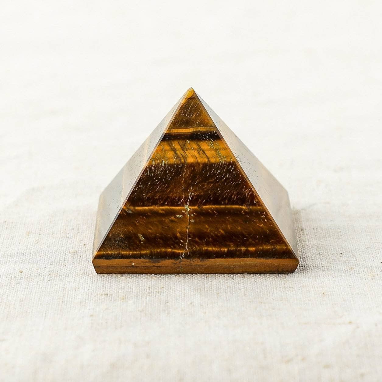 Tiger Eye Pyramid