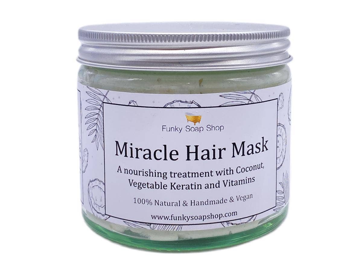 Miracle Hair Mask, Glass Jar