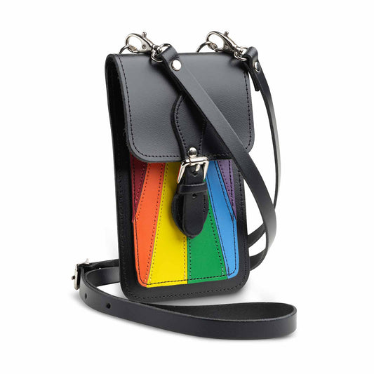 Handmade Leather Mobile Phone Pouch - Pride
