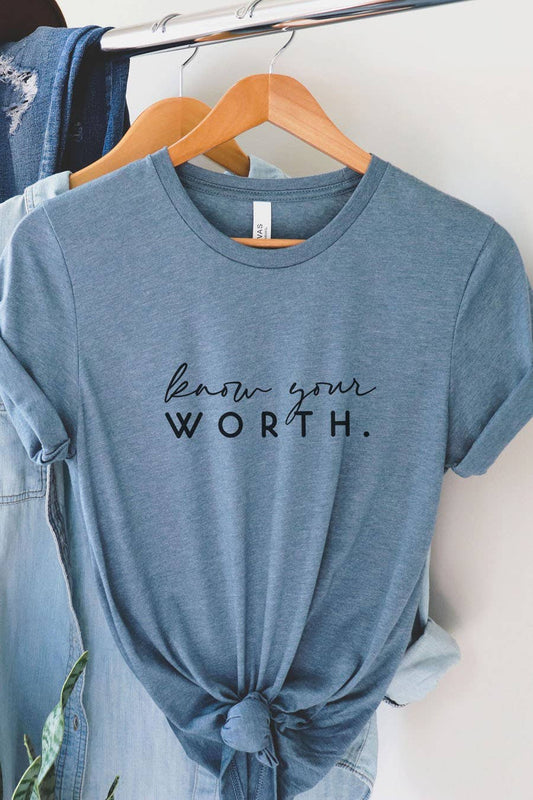 Know Your Worth Graphic Tee